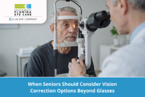 When Seniors Should Consider Vision Correction Options Beyond Glasses